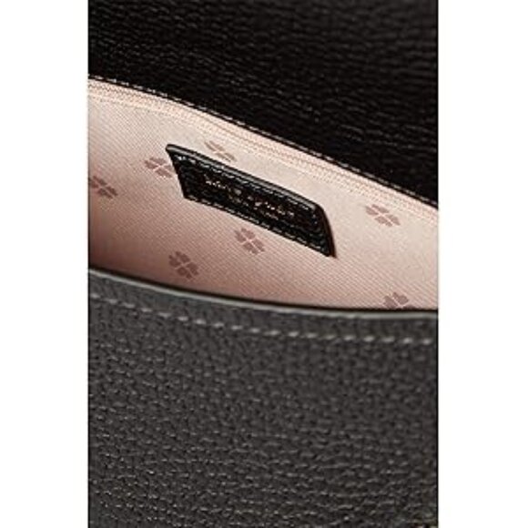 #59 NWT - Kate Spade Laurel Way Large Carsen Saffiano Leather Crossbody Black - Picture 4 of 9